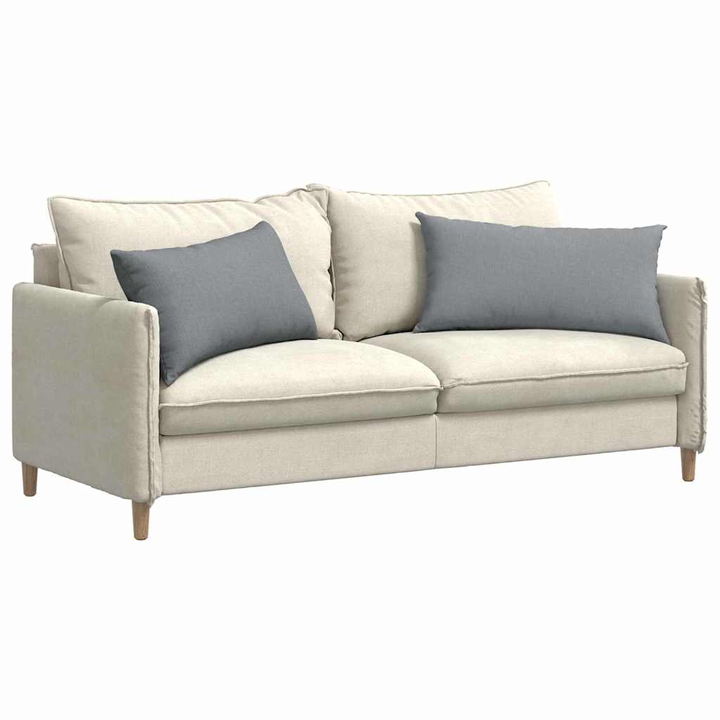 Cuscini per divano VidaXL 2 pezzi in tessuto grigio chiaro 80 x 40 cm