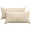 VidaXL cojines de sofá 2 piezas crema 80 x 40 cm tela