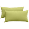 Cuscini per divano VidaXL 2 pezzi in tessuto verde chiaro 80 x 40 cm