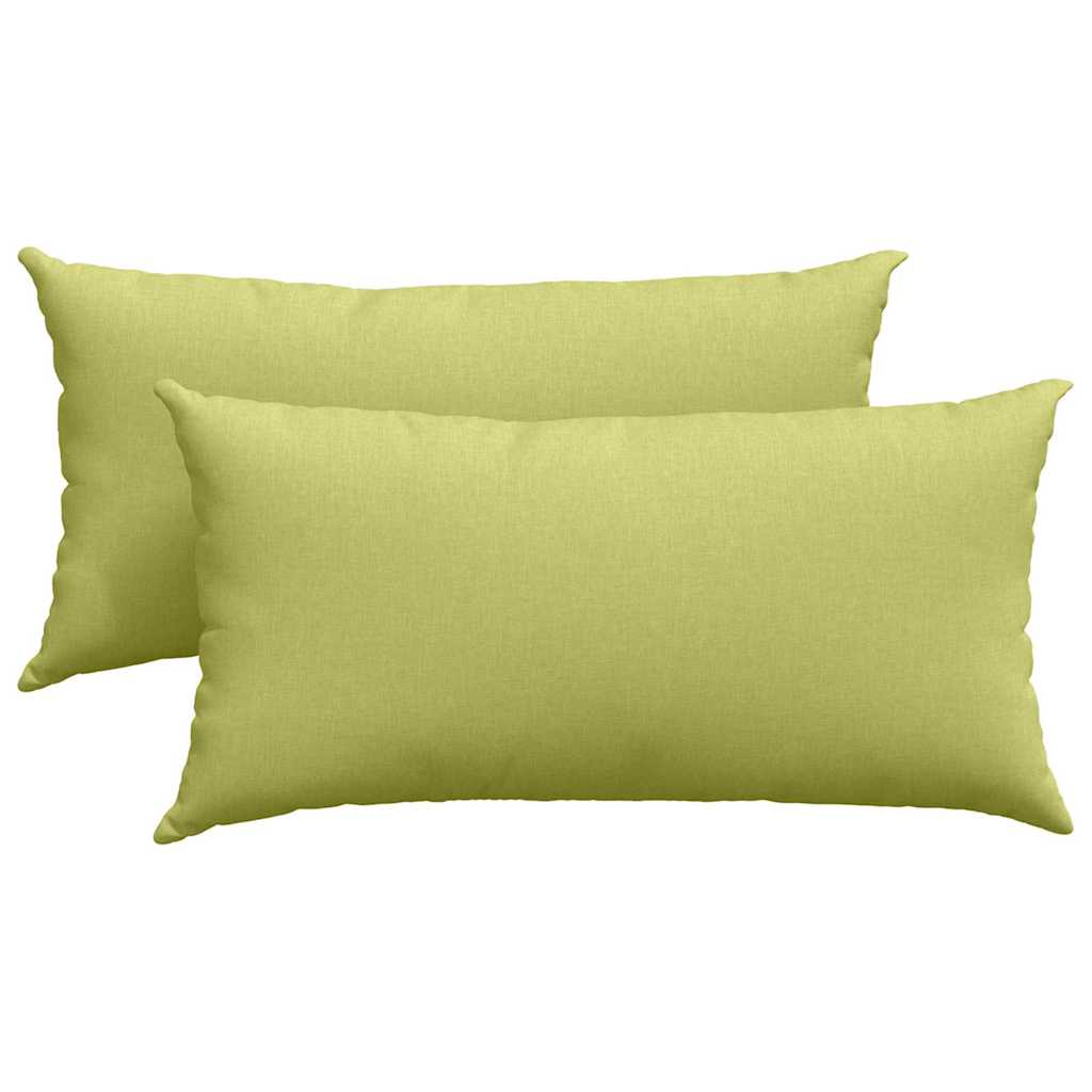 Cuscini per divano VidaXL 2 pezzi in tessuto verde chiaro 80 x 40 cm
