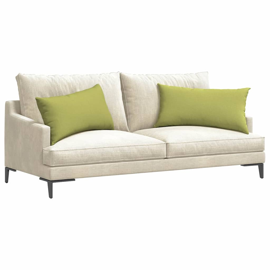 Cuscini per divano VidaXL 2 pezzi in tessuto verde chiaro 80 x 40 cm