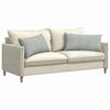 Vidaxl sofa kussens 2 stuks lichtgrijs 80 x 40 cm cordstof