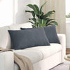 Vidaxl sofa kussens 2 stuks donkergrijs 80 x 40 cm cordstof