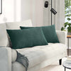 Cuscini per divano VidaXL 2 pezzi in tessuto a corde verde scuro 80 x 40 cm