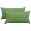 Vidaxl sofa kussens 2 stuks lichtgroen 80 x 40 cm cordstof