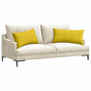 Vidaxl sofa kussens 2 stuks geel 80 x 40 cm cordstof