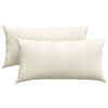 Vidaxl sofa kussens 2 stuks crème 80 x 40 cm cordstof