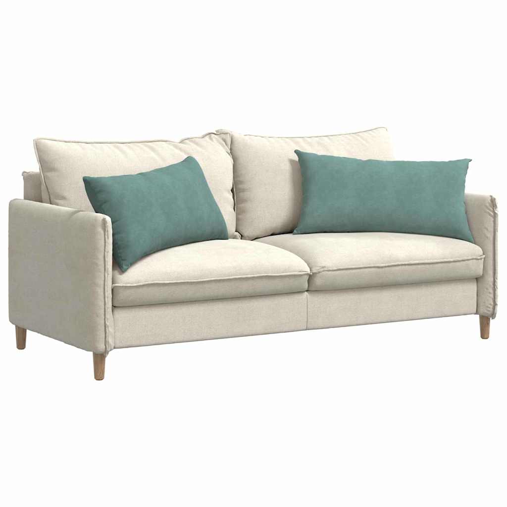 Cuscini per divano VidaXL 2 pezzi in tessuto a corde verde mare 80 x 40 cm