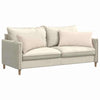 VidaXL cojines de sofá 2 piezas beige 80 x 40 cm tela