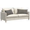Cuscini per divano VidaXL 2 pezzi in tessuto a corde grigio chiaro 80 x 40 cm