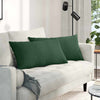Cuscini per divano VidaXL 2 pezzi in tessuto a corde verde scuro 80 x 40 cm