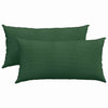 Cuscini per divano VidaXL 2 pezzi in tessuto a corde verde scuro 80 x 40 cm