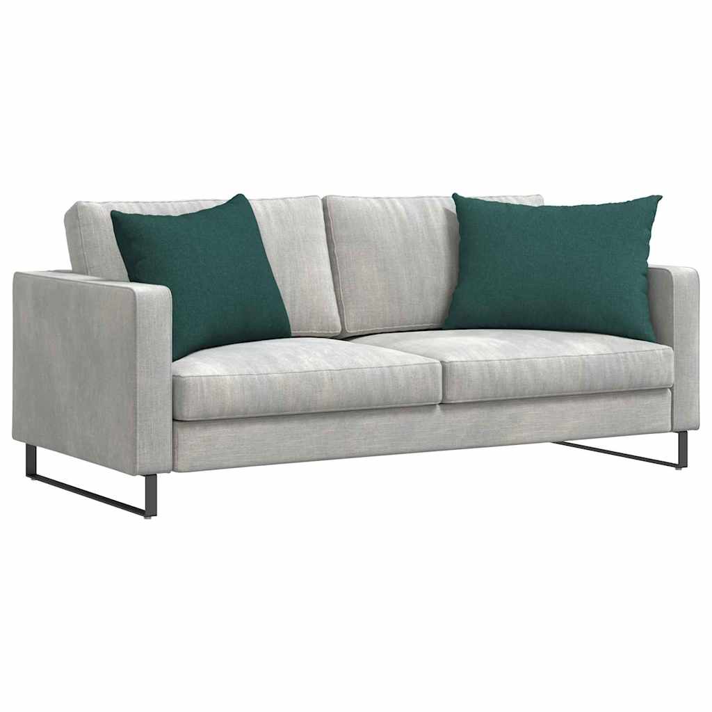 Cuscini per divano VidaXL 2 pezzi in tessuto verde scuro 70 x 50 cm