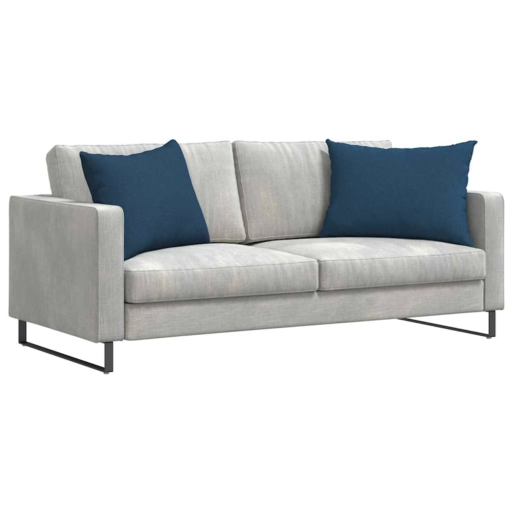 Cuscini per divano VidaXL 2 pezzi in tessuto blu 70 x 50 cm