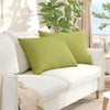 Cuscini per divano VidaXL 2 pezzi in tessuto verde chiaro 70 x 50 cm