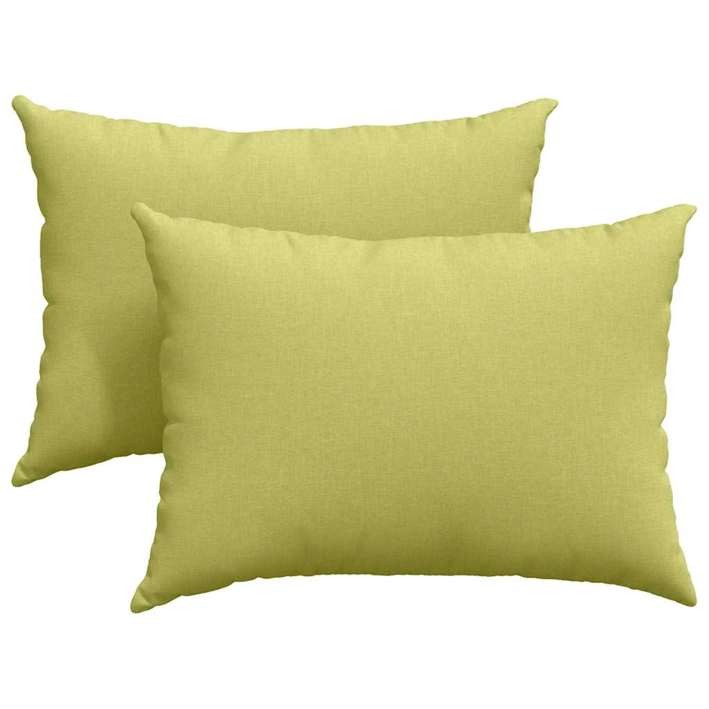 Cuscini per divano VidaXL 2 pezzi in tessuto verde chiaro 70 x 50 cm