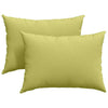 VidaXL cojines de sofá 2 piezas tela verde claro 70 x 50 cm
