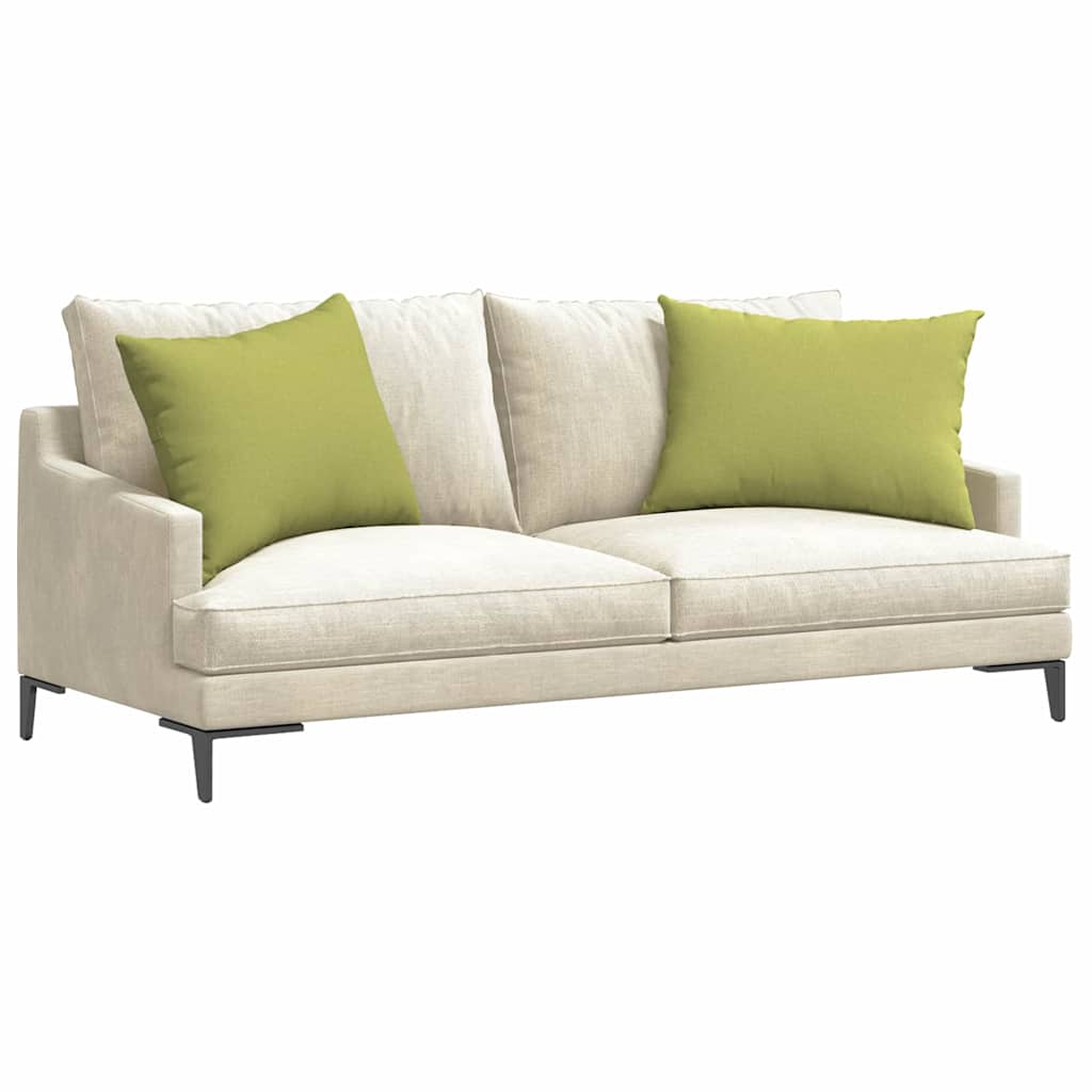Cuscini per divano VidaXL 2 pezzi in tessuto verde chiaro 70 x 50 cm