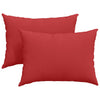 Vidaxl sofa kussens 2 pcs rood 70 x 50 cm stof