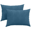 Vidaxl sofa kussens 2 stuks blauw 70 x 50 cm cordstof