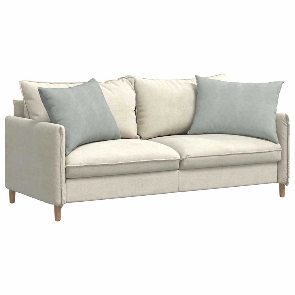 Cuscini per divano VidaXL 2 pezzi in tessuto a corde grigio chiaro 70 x 50 cm