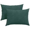 Cuscini per divano VidaXL, 2 pezzi, verde scuro, tessuto a corde 70 x 50 cm