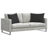 Vidaxl sofa kussens 2 stuks zwart 70 x 50 cm stof