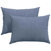 Cuscini per divano VidaXL 2 pezzi in tessuto a corda blu 70 x 50 cm