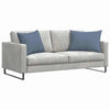 Cuscini per divano VidaXL 2 pezzi in tessuto a corda blu 70 x 50 cm