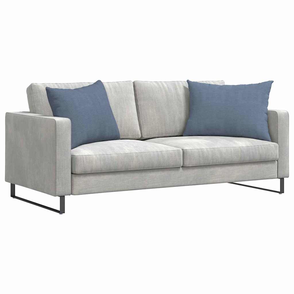 Cuscini per divano VidaXL 2 pezzi in tessuto a corda blu 70 x 50 cm
