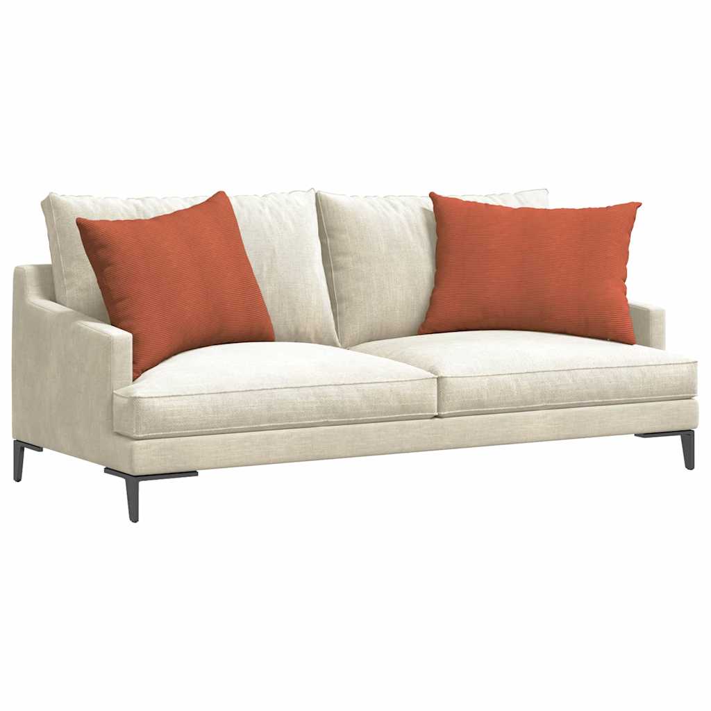 Cuscini per divano VidaXL 2 pezzi in tessuto a corde rosso-arancione 70 x 50 cm