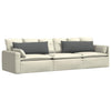 Cuscini per divano VidaXL 2 pezzi in tessuto grigio scuro 120 x 40 cm