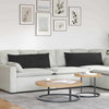 Cuscini per divano VidaXL 2 pezzi in tessuto nero 120 x 40 cm