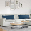 Cuscini per divano VidaXL 2 pezzi in tessuto blu 120 x 40 cm