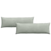 Vidaxl sofa kussens 2 stuks lichtgrijs 120 x 40 cm cordstof