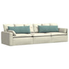 Vidaxl sofa kussens 2 stuks zeegroen 120 x 40 cm cordstof