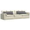 Vidaxl sofa kussens 2 stuks donkergrijs 120 x 40 cm stof