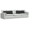 Vidaxl sofa kussens 2 stuks zwart 120 x 40 cm stof