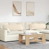 Cuscini per divano VidaXL 2 pezzi in tessuto beige 120 x 40 cm