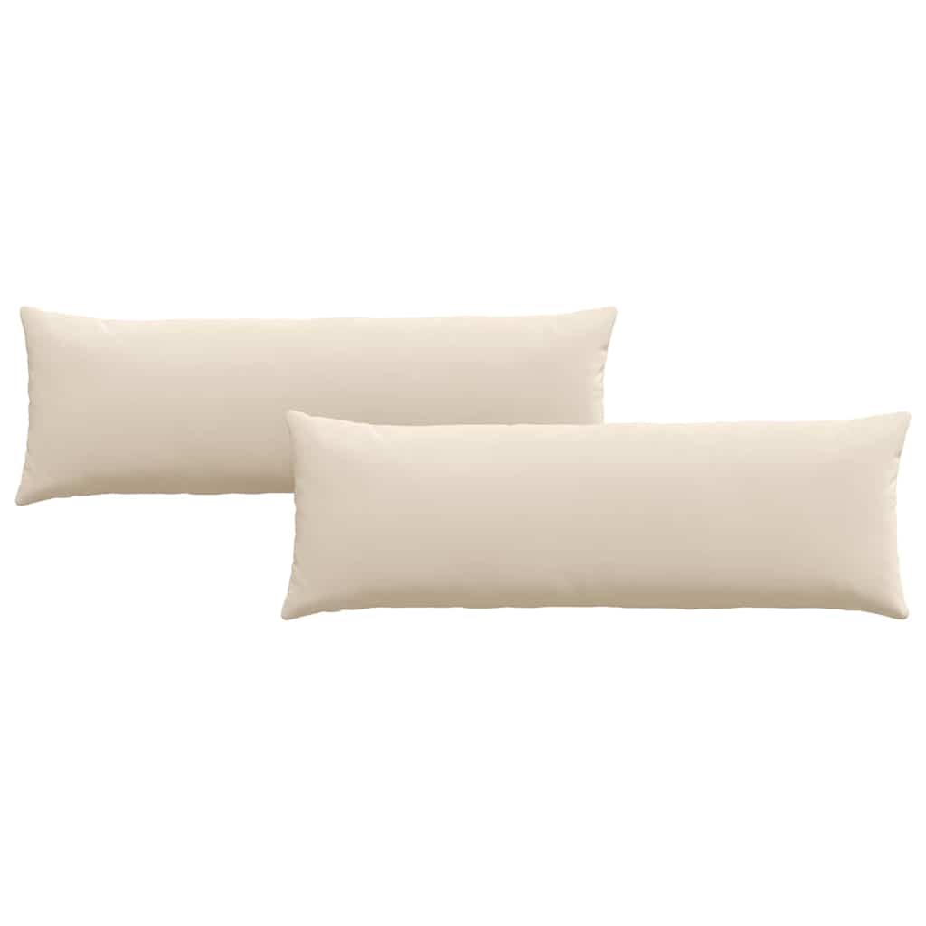 Cuscini per divano VidaXL 2 pezzi in tessuto beige 120 x 40 cm