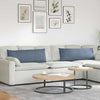 Cuscini per divano VidaXL 2 pezzi in tessuto a corda blu 120 x 40 cm