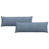 Cuscini per divano VidaXL 2 pezzi in tessuto a corda blu 120 x 40 cm