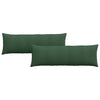 Cuscini per divano VidaXL 2 pezzi in tessuto a corde verde scuro 120 x 40 cm