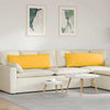 Cuscini per divano VidaXL 2 pezzi in tessuto a corde giallo chiaro 120 x 40 cm