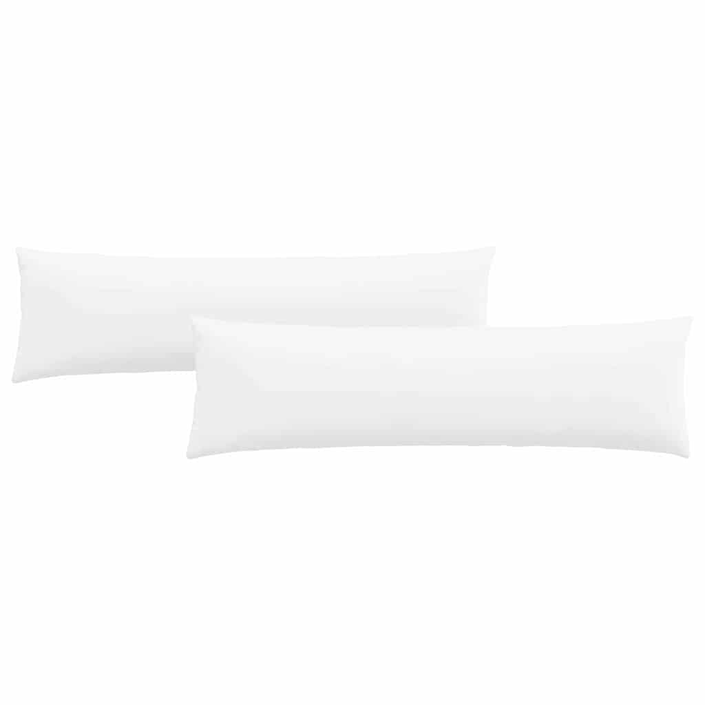 Cuscini per divano VidaXL 2 pezzi in tessuto bianco 145 x 40 cm