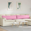 VidaXL cojines de sofá 2 piezas rosa 145 x 40 cm tela
