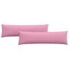 VidaXL cojines de sofá 2 piezas rosa 145 x 40 cm tela