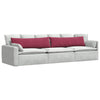 Vidaxl sofa kussens 2 stuks wijnrood 145 x 40 cm cordstof