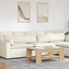 Cuscini per divano VidaXL 2 pezzi crema 145 x 40 cm in tessuto a corde