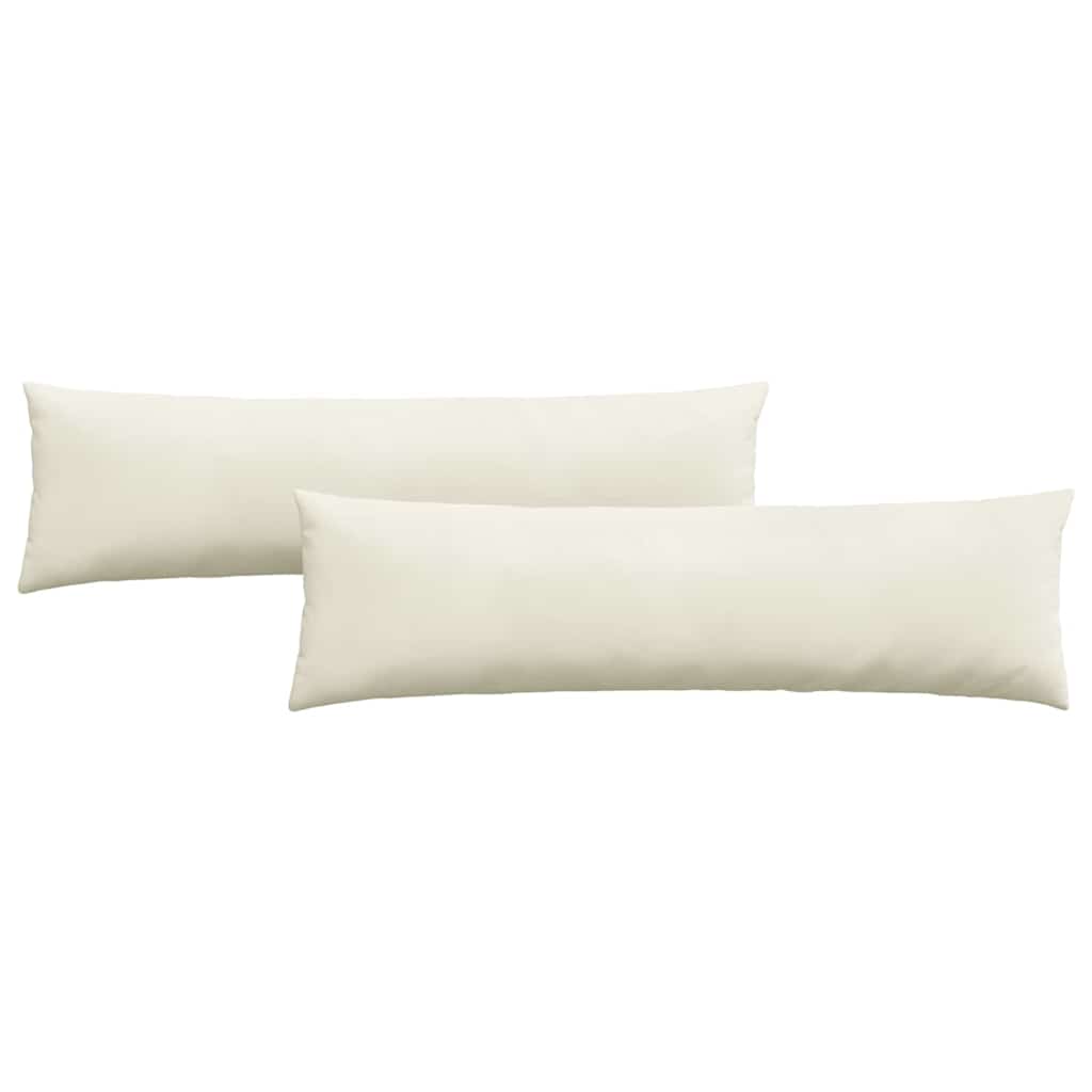 Cuscini per divano VidaXL 2 pezzi crema 145 x 40 cm in tessuto a corde